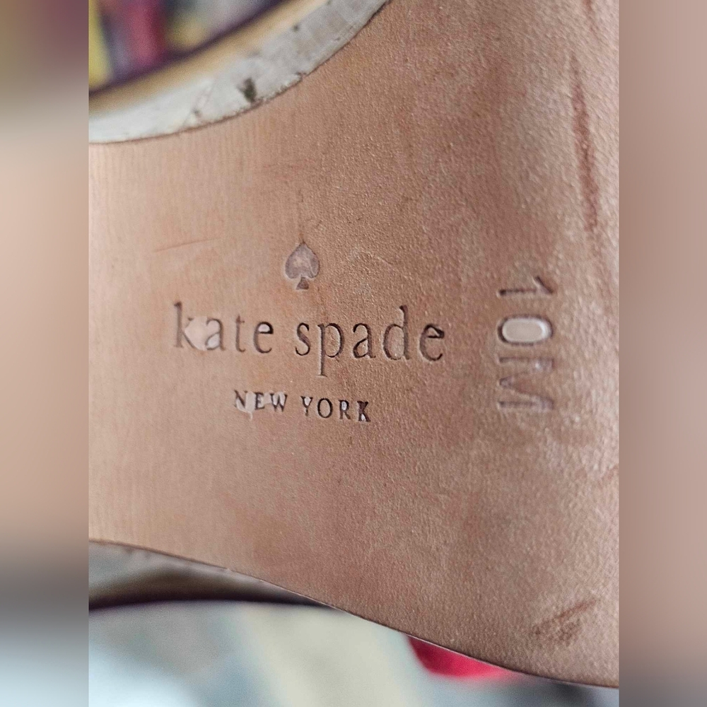 Kate Spade New York Wedge Sandal Size 10 - Picture 3 of 11